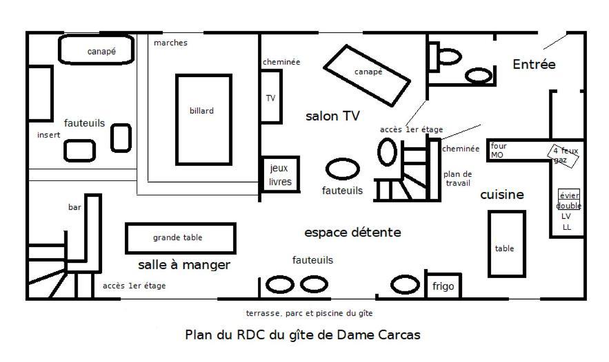 Domaine D'Herminis - Gite De Dame Carcas Carcasona Exterior foto